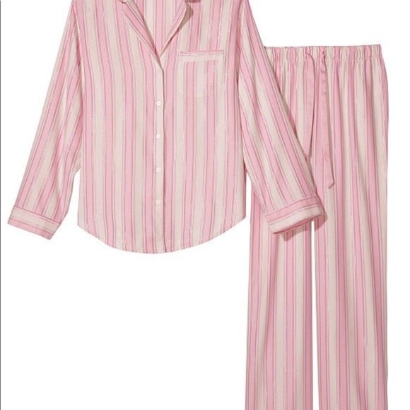 Victoria's Secret Other - NWT. Victoria’s Secret Striped Flannel P.J Set Size L